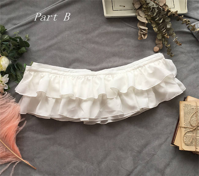 Little Dipper Camellia~ Sweet Lolita Underskirt Petticoat -Flexible Length -Ready Made