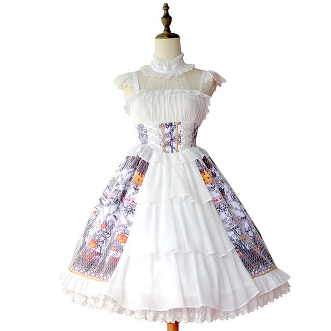 Halloween~ Halter Neckline Lolita JSK -out