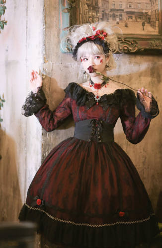 Sunset Maiden~ Gothic Classci Lolita OP Ready Made