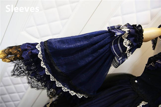 Nine Ode ~Nation of Dawn & Dusk Elegant Normal Waist Lolita JSK - In Stock