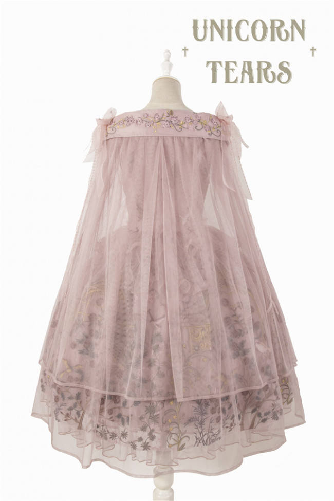 UnicornTears ~ Flowers And Birds Roll Lolita OP -Ready Made
