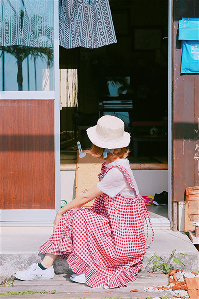 Baby Doll Style Gingham Lolita JSK Dress 29.99Lolita Dresses