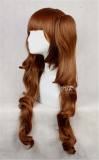 Golden Brown Detachable Wavy Ponytails Cosplay Wig