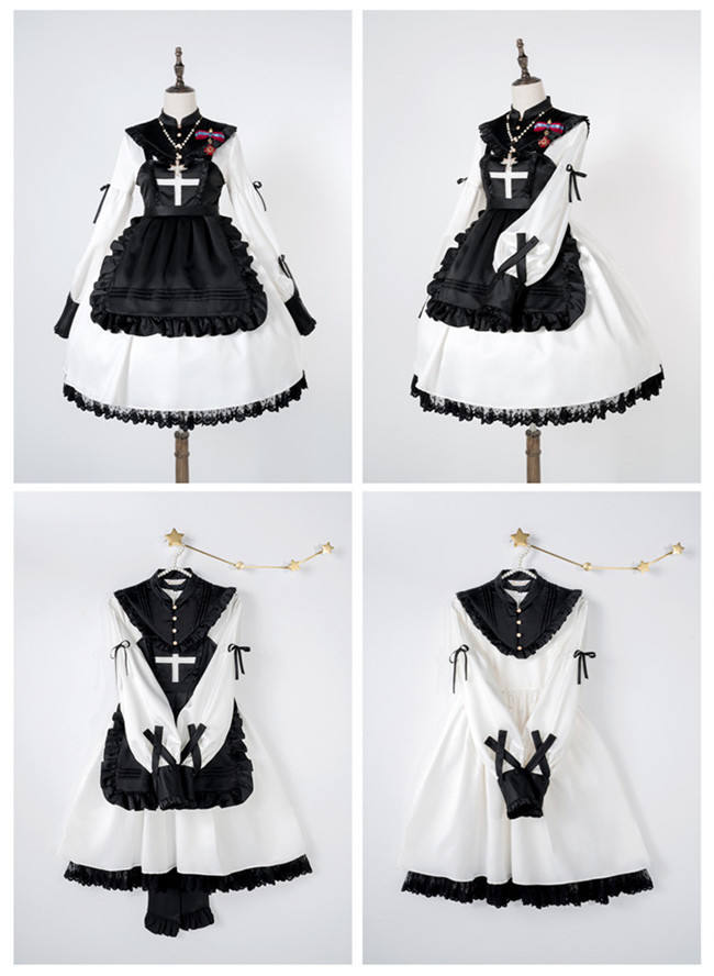 Luna Planetarium ~Lighting Angel~ Long Sleeves Lolita OP -Ready Made