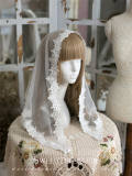 Sweet Dreamer Lace Beads Headbow and Veil Sets -In Stock