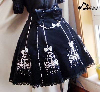 HMHM Classical Velveteen Chandelier Jumper Dress