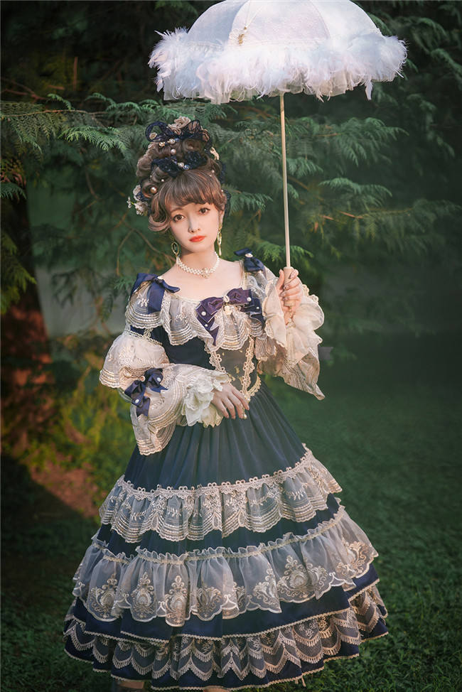 Miss Point ~Masked Ball Luxury Details Lolita OP Fullset