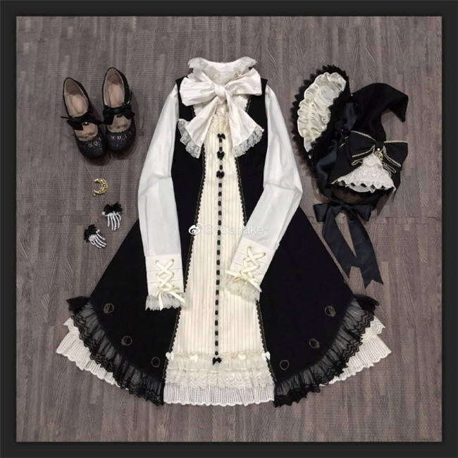 Lost Tree ~Witch Time * Die Zeithexe Lolita Witch Hat + Tailing