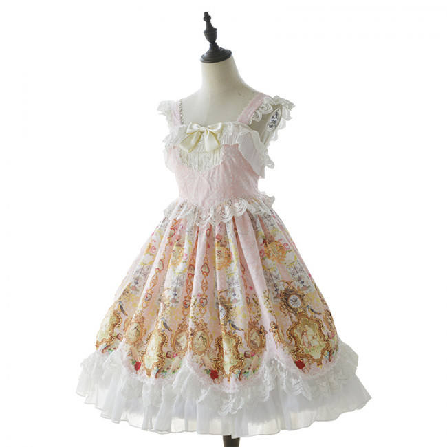 Doris Night Lolita ~Angel Clock Lolita Jumper -Special Price