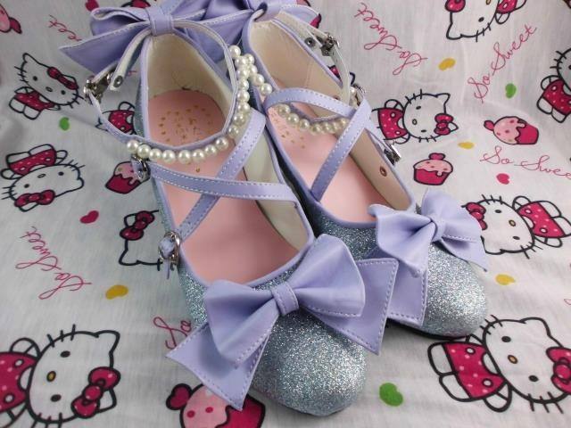 Antaina Tea Party Glitter Lolita Shoes