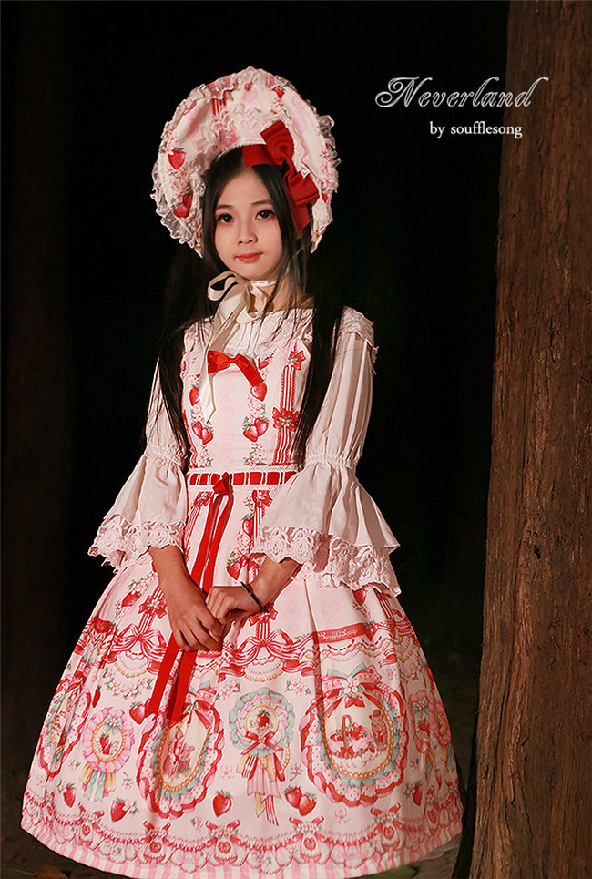 Strawberry Bunny~ Lolita JSK Dress