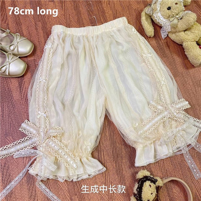 Summer Lace Chiffon Lolita Bloomer -Ready Made