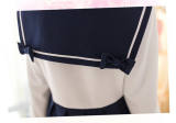 Sweet Sailor Style Knitted OP Dress -Pre-order Closed