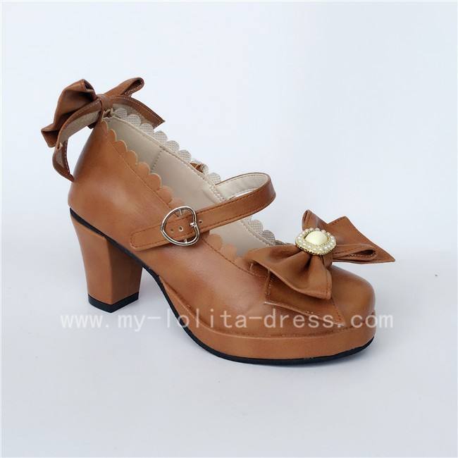 Elegant Bows Lolita Heels Shoes