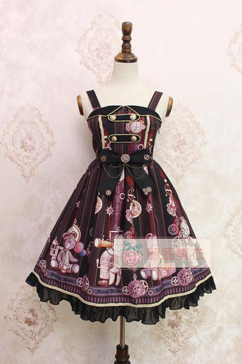 Alice Girl~ Steampunk Bear&Gear~ Lolita JSK