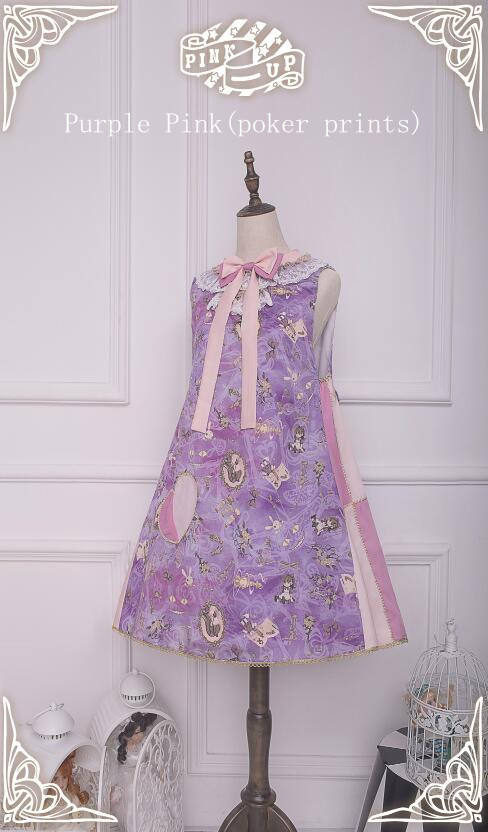 Weird Alice~ Lolita Printed JSK -Custom-tailor Pre-order  Closed