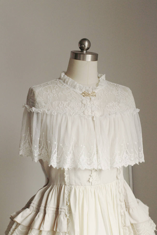 Hole Fairy Guide~ Qi Lace Lolita Bolero /Accessories-Ready Made