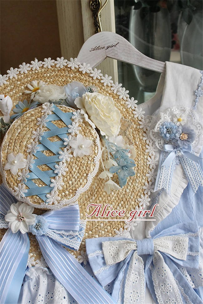 Alice Girl ~Sunflower Classic Lolita Hat-Pre-order