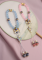 Pink Beads wristlace