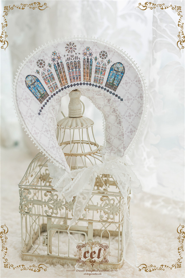 【CEL】 The Holy Cross ステンドグラス柄スカート CEL Lolita ~The Holy Cross Gothic Lolita Accessaries