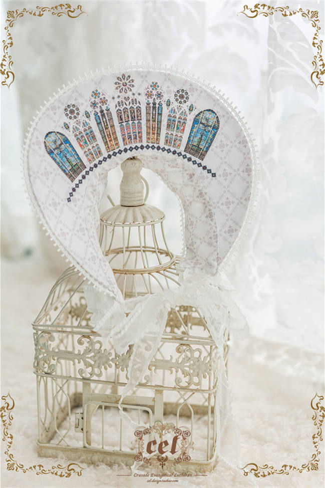The Holy Cross Stained Glass Window Lolita Accessories
