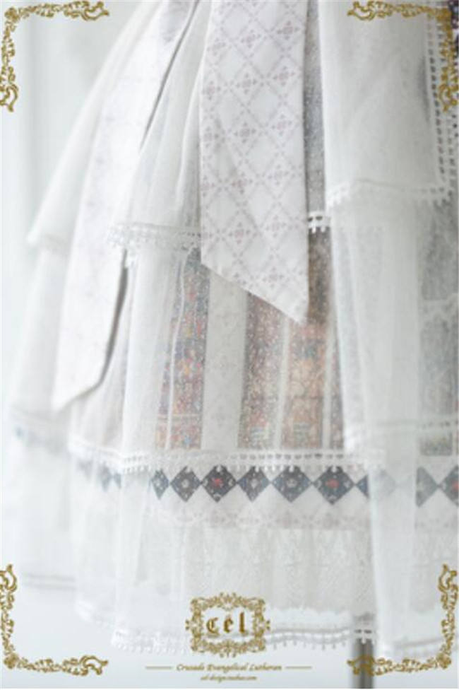 The Holy Cross Stained Glass Window Lolita Accessories