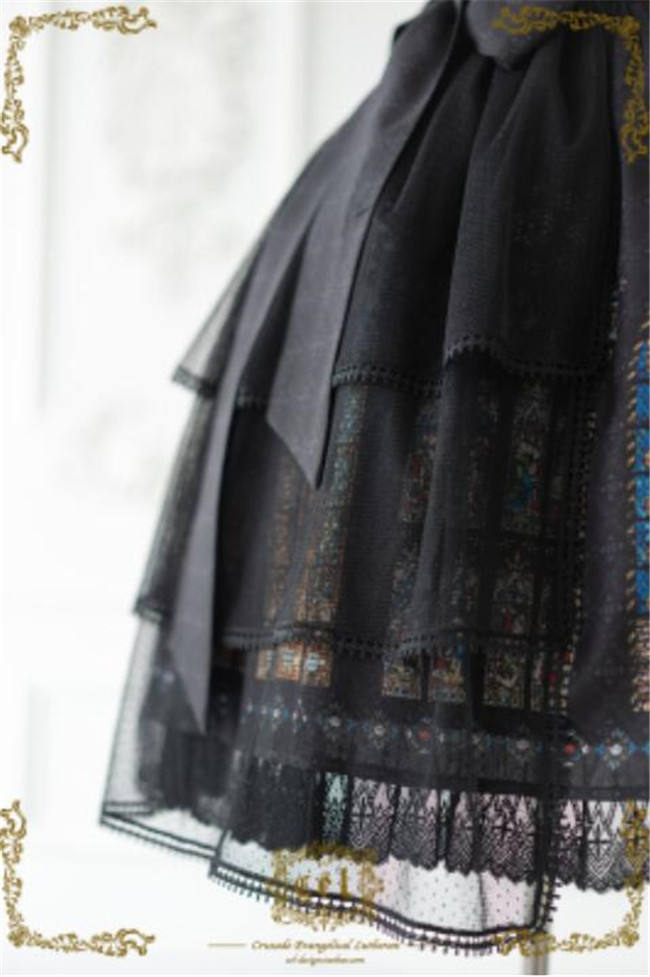 The Holy Cross Stained Glass Window Lolita Accessories