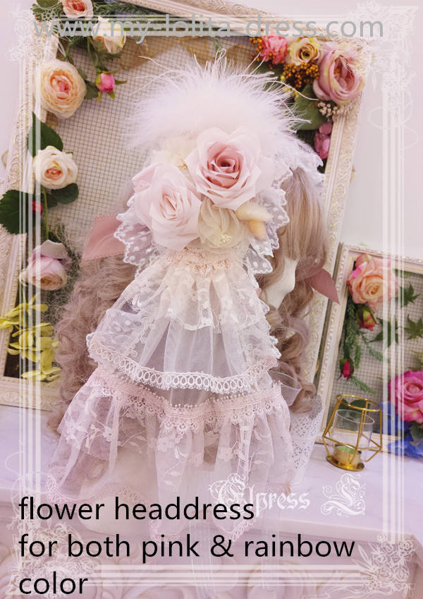 Elpress L Elis Luxury Details Bonnet Headdress -Ready MADE