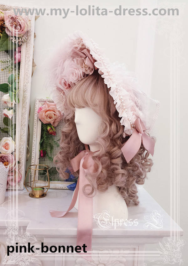 Elpress L Elis Luxury Details Bonnet Headdress -Ready MADE