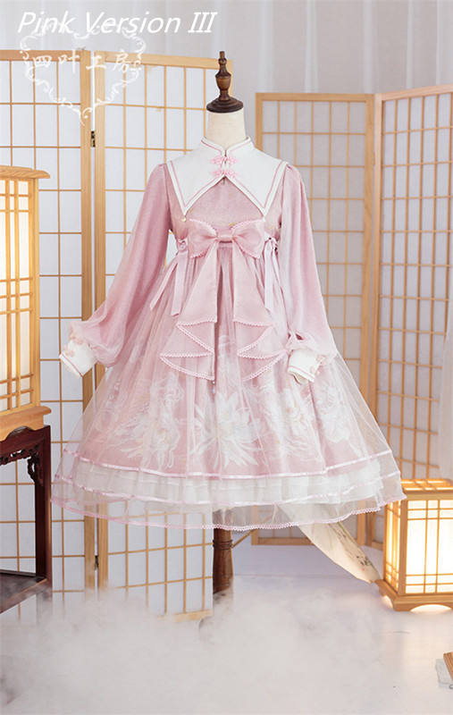 Epiphyllum Jellyfish Qi Lolita Dress Version III - In Stock