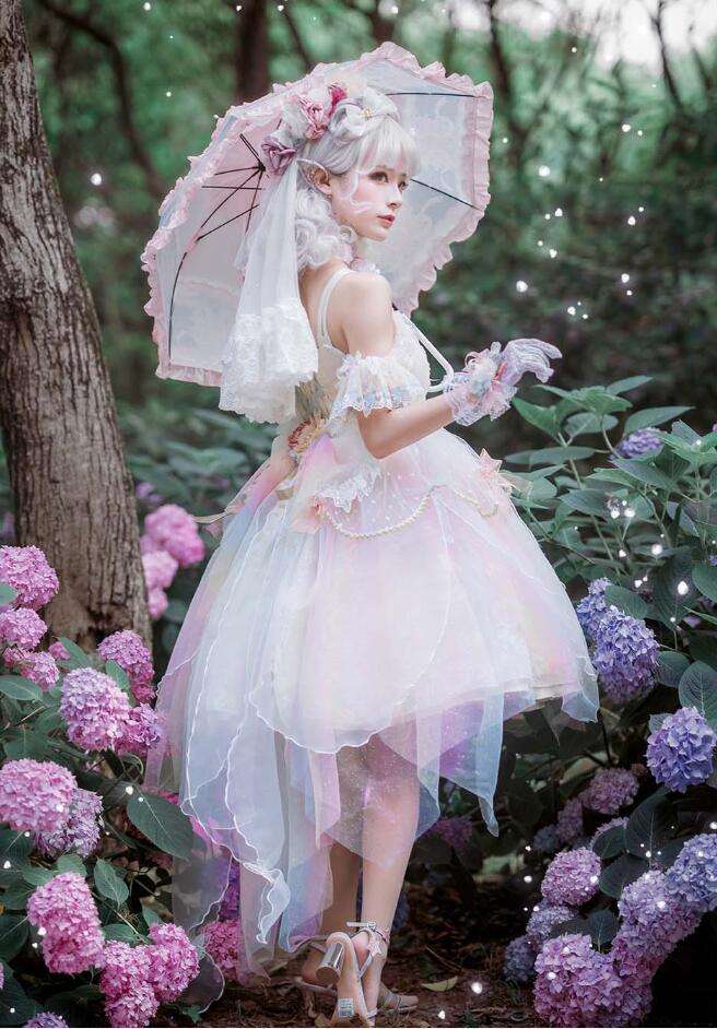 Long Ears & Sharp Ears Lolita ~Hananoko Runrun Lolita JSK -Ready Made