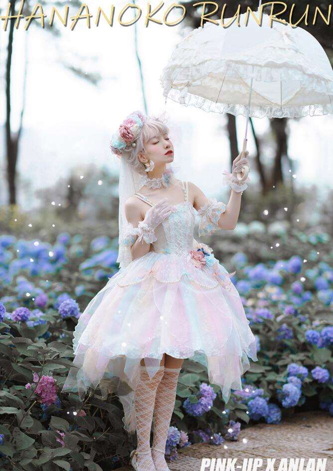 Long Ears & Sharp Ears Lolita ~Hananoko Runrun Lolita JSK -Ready Made