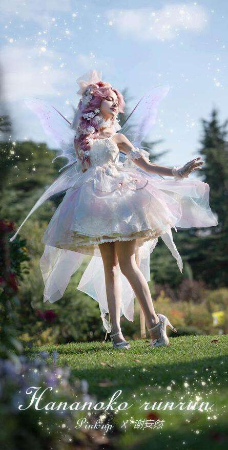 Long Ears & Sharp Ears Lolita ~Hananoko Runrun Lolita JSK -Ready Made