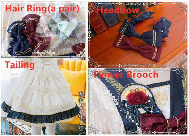 A Poem of Riverside Music~ Lolita Blouse/Skirt/Ouji Pants