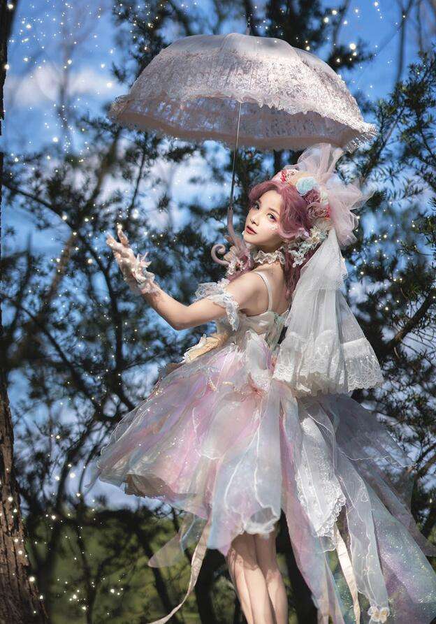 Long Ears & Sharp Ears Lolita ~Hananoko Runrun Lolita JSK -Ready Made