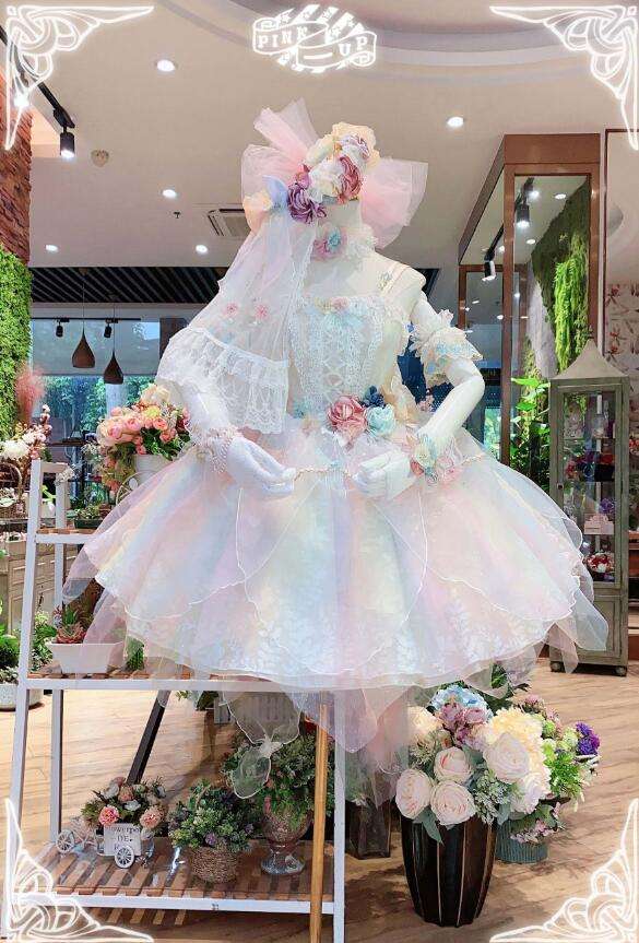 Long Ears & Sharp Ears Lolita ~Hananoko Runrun Lolita JSK -Ready Made