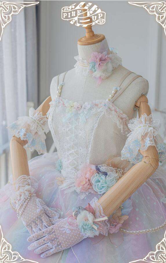 Long Ears & Sharp Ears Lolita ~Hananoko Runrun Lolita JSK -Ready Made