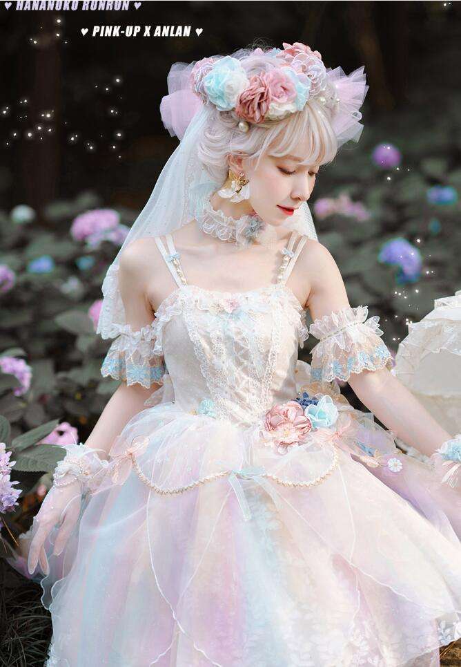 Long Ears & Sharp Ears Lolita ~Hananoko Runrun Lolita JSK -Ready Made
