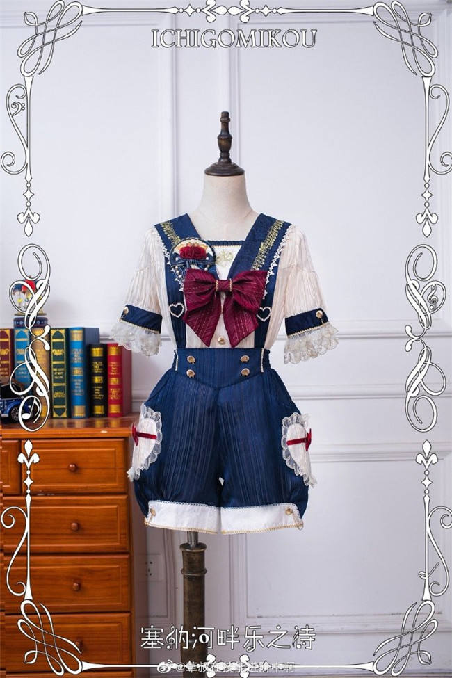 A Poem of Riverside Music~ Lolita Blouse/Skirt/Ouji Pants