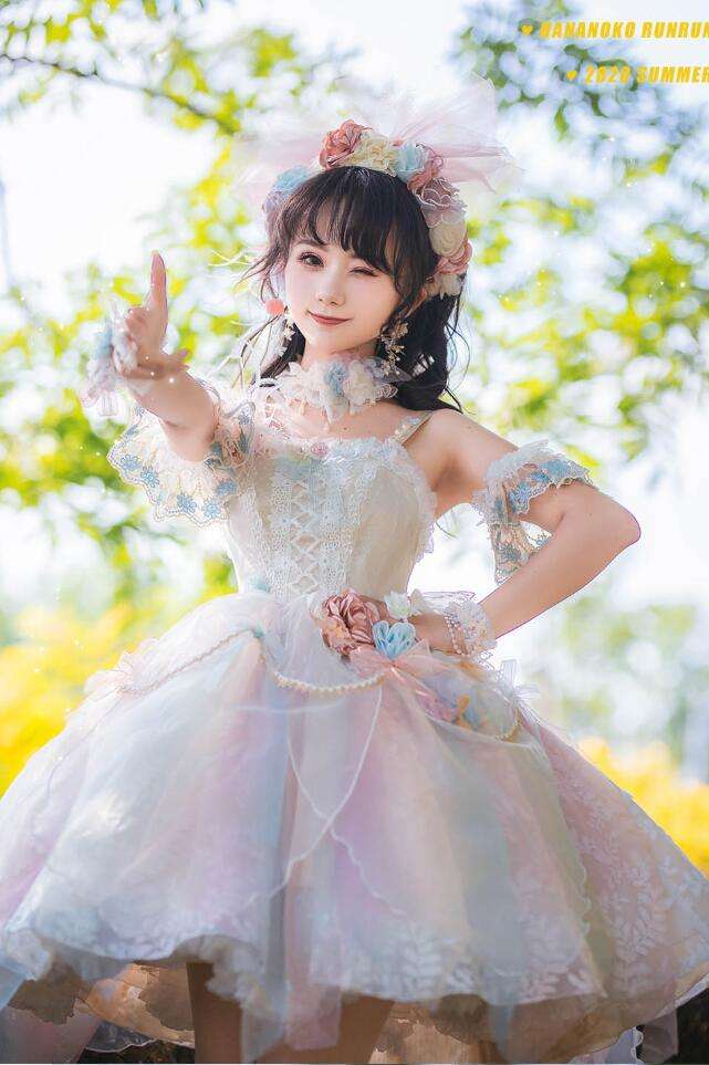 Long Ears & Sharp Ears Lolita ~Hananoko Runrun Lolita JSK -Ready Made