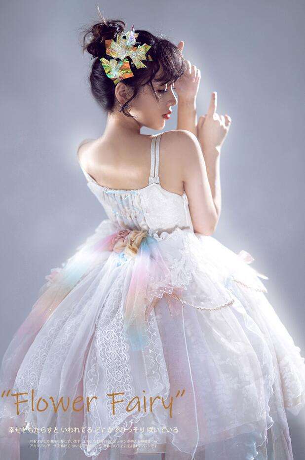 Long Ears & Sharp Ears Lolita ~Hananoko Runrun Lolita JSK -Ready Made