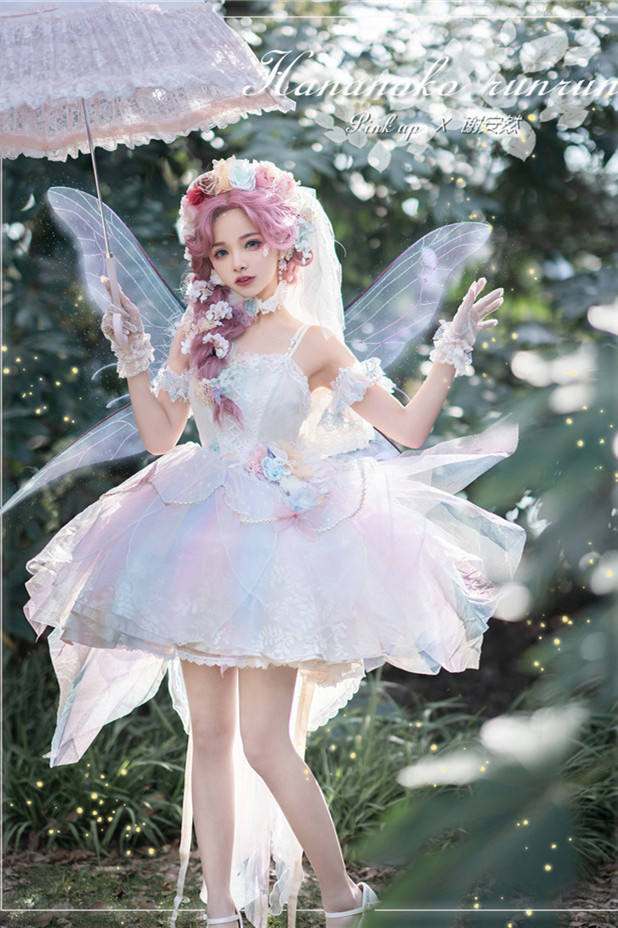 Long Ears & Sharp Ears Lolita ~Hananoko Runrun Lolita JSK -Ready Made