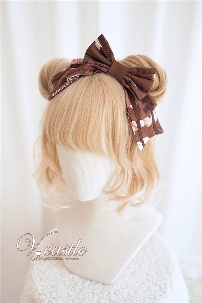 Vcastle ~Chocolate Bear ~Sailor Style Sweet Lolita Salopette Ready Made