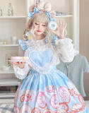 Diamond Honey ~Love Maid Donuts Lolita JSK -Pre-order