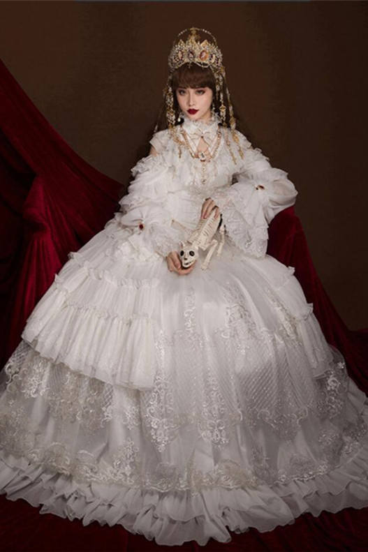 QuaintLass Lolita ~Lace Lolita Wedding Dresses -Pre-order