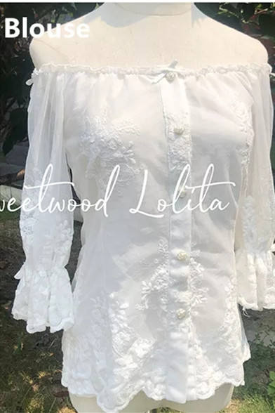 Secret Garden In Midsummer ~Lolita Blouse/Outer Yarn