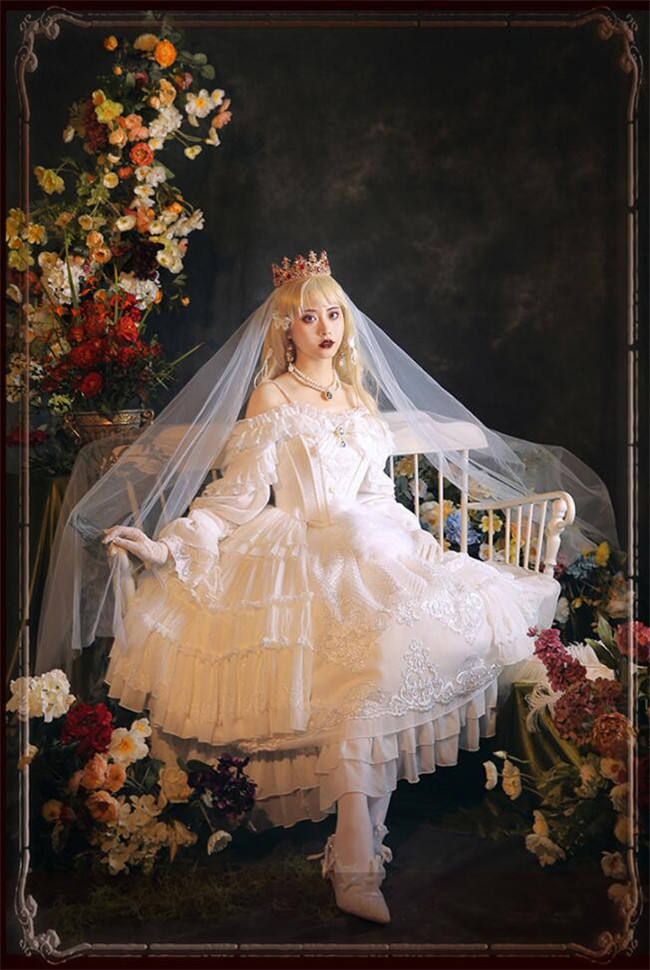 QuaintLass Lolita ~Lace Lolita Wedding Dresses -Pre-order