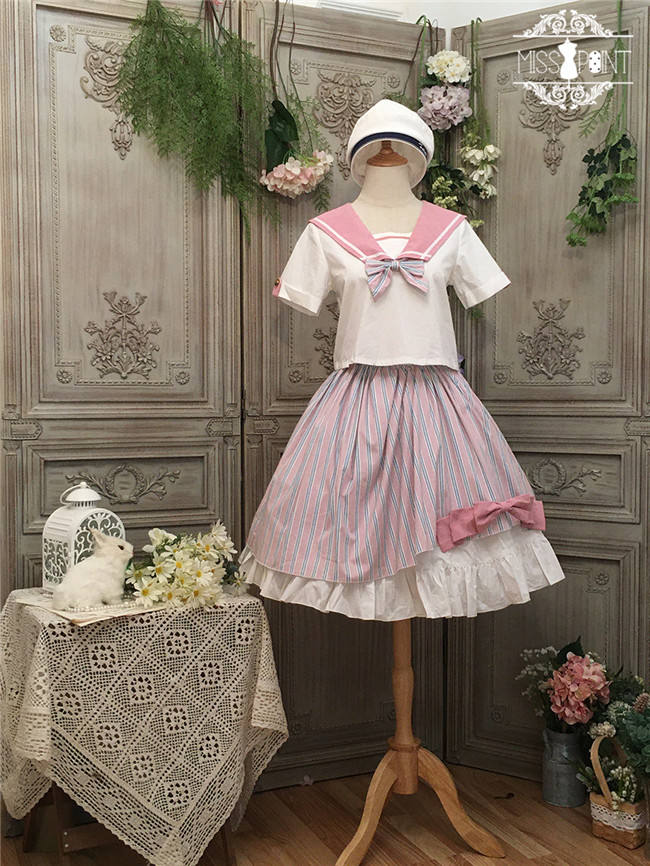 Miss Point ~Overseas Letter Sailor Lolita Set