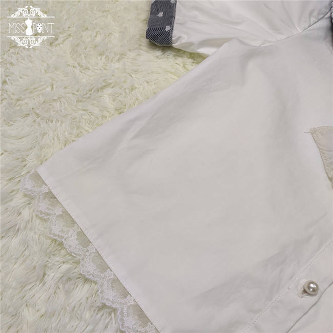 Miss Point ~Little Sea Snail Sweet Sailor Lolita Blouse + Skirt Set
