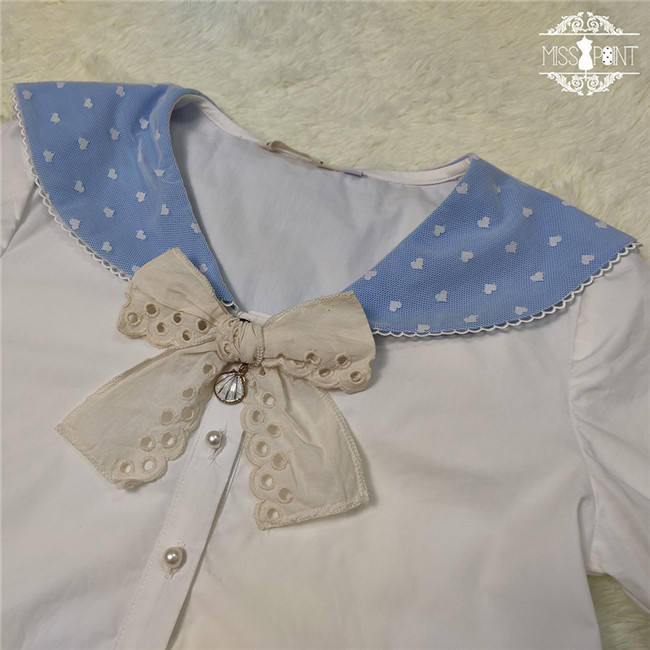 Miss Point ~Little Sea Snail Sweet Sailor Lolita Blouse + Skirt Set